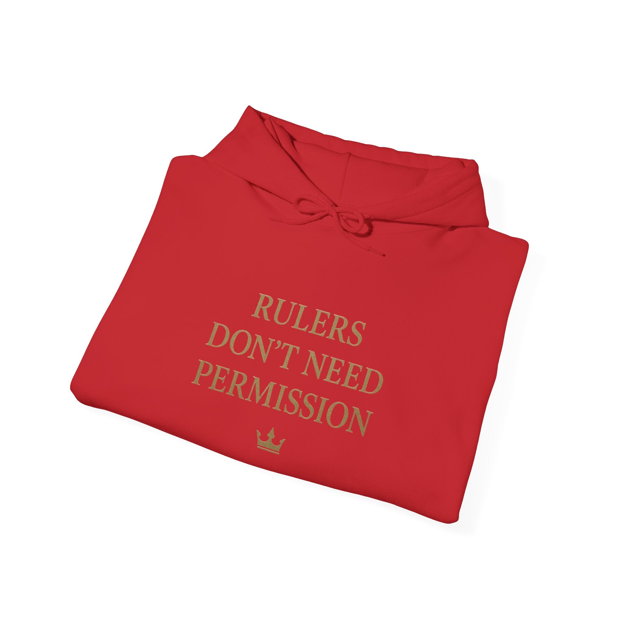 Chic Empowerment Hoodie - Rulers Don't Need Permission, Cozy Sweatshirt, Gift for Her, Motivational Apparel, Casual Wear