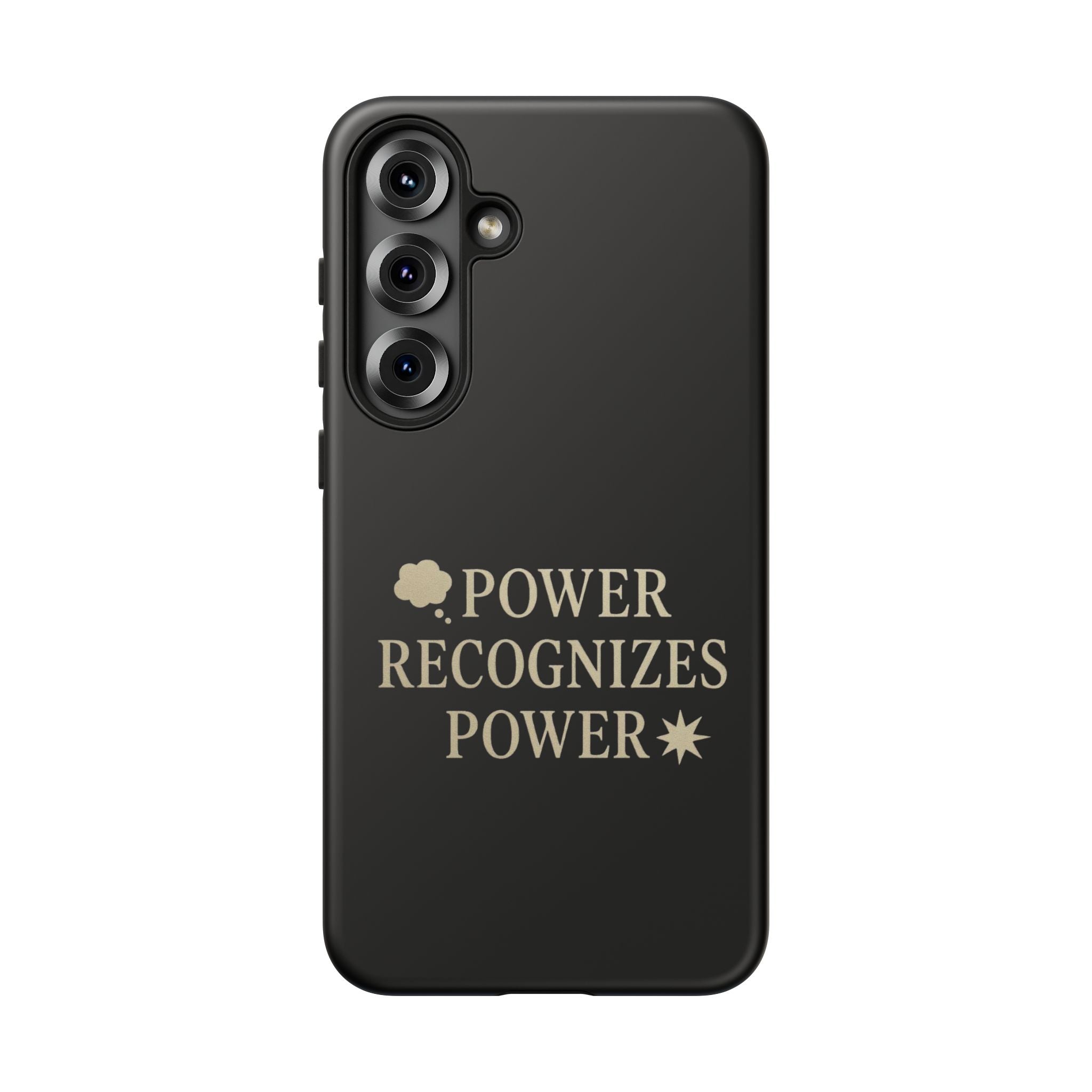 Power Recognizes Power Phone Case
