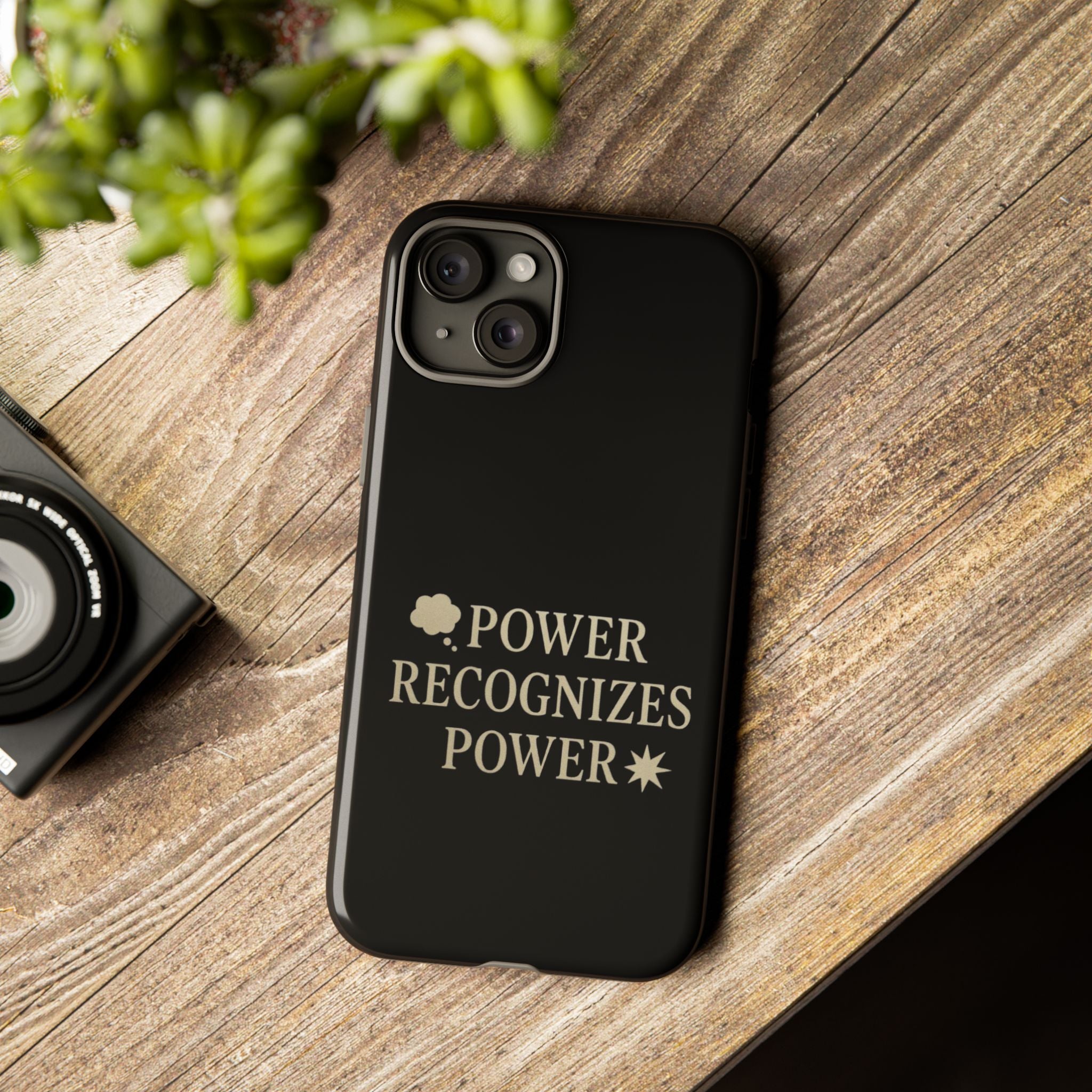 Power Recognizes Power Phone Case