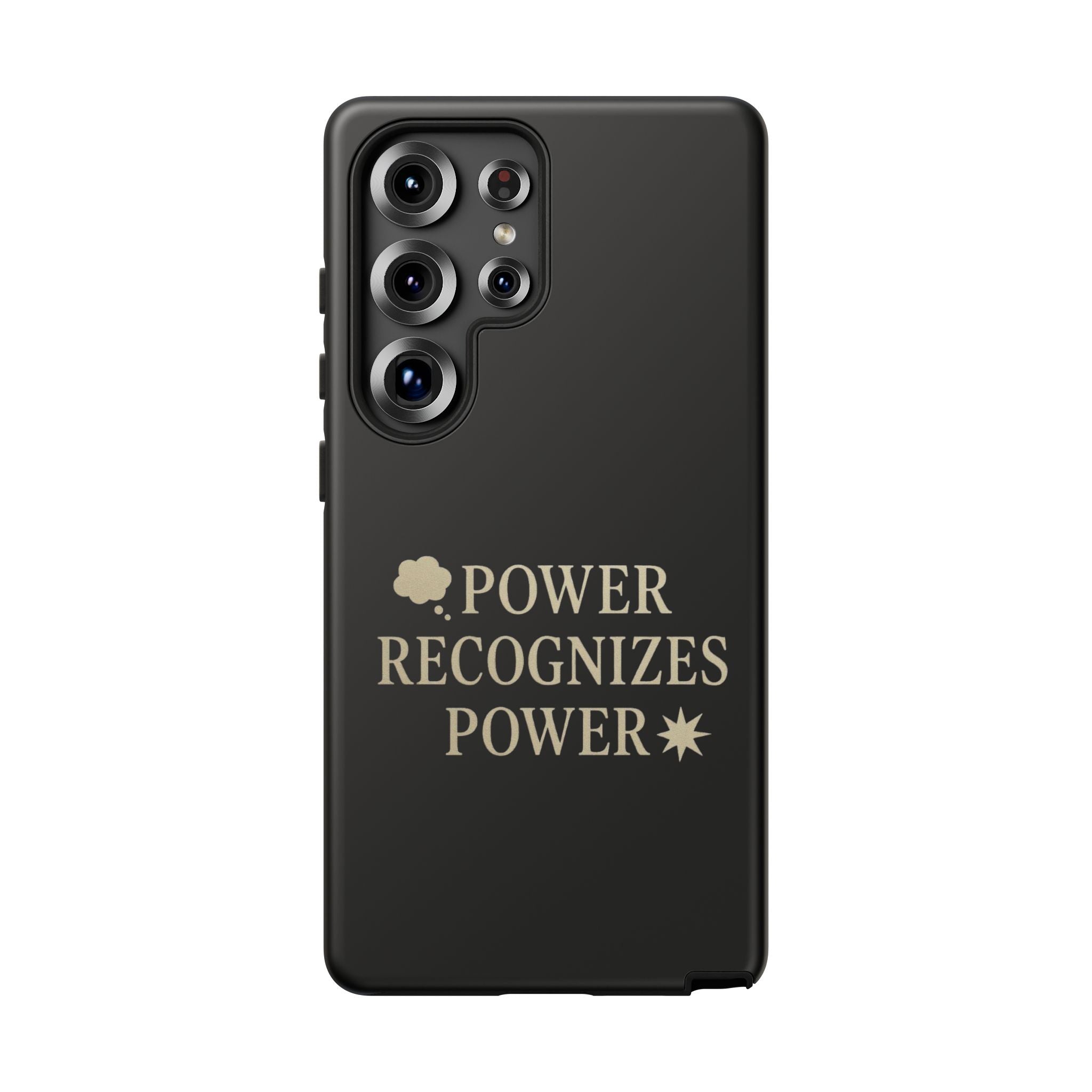 Power Recognizes Power Phone Case