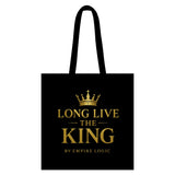 Long Live The King Canvas Grocery Tote