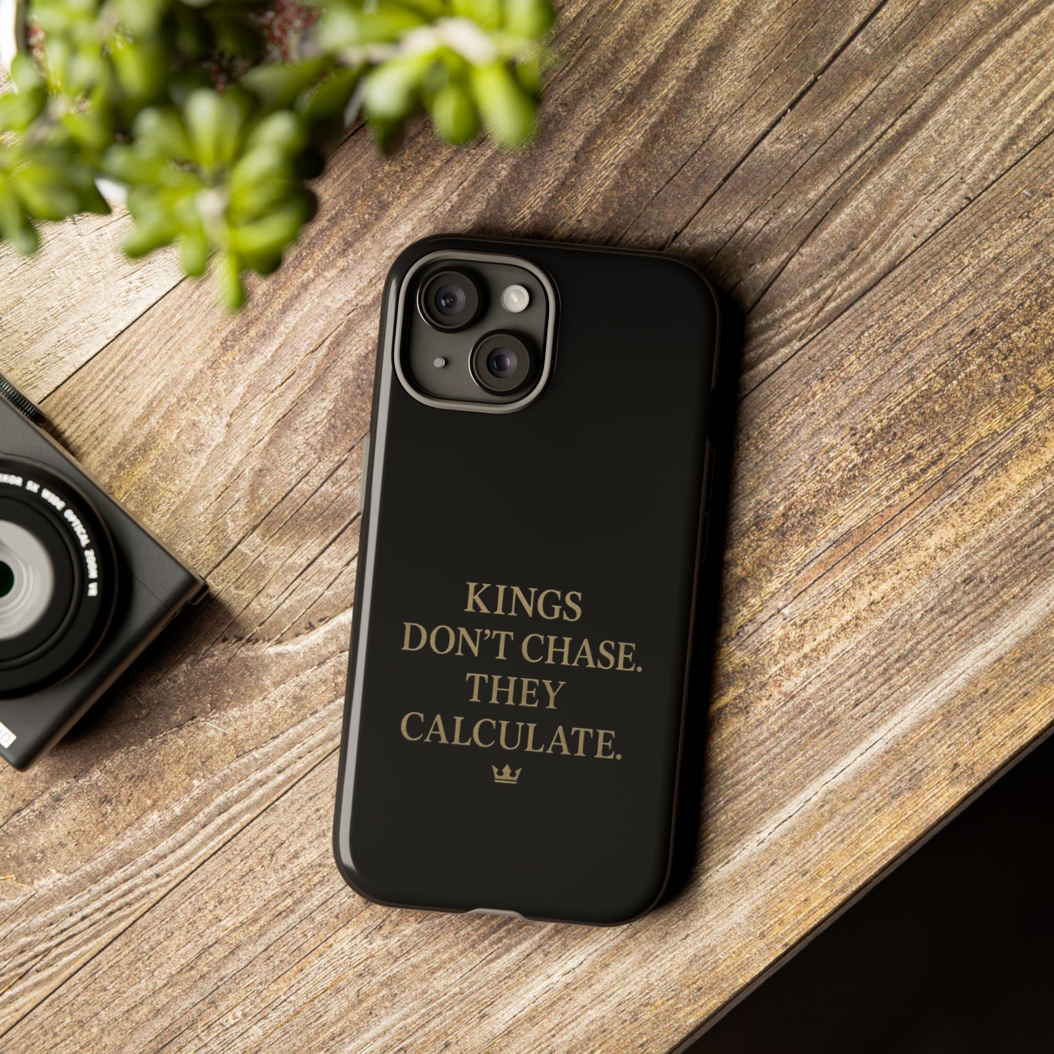 Kings Don't Chase. They Calculate. Phone Case