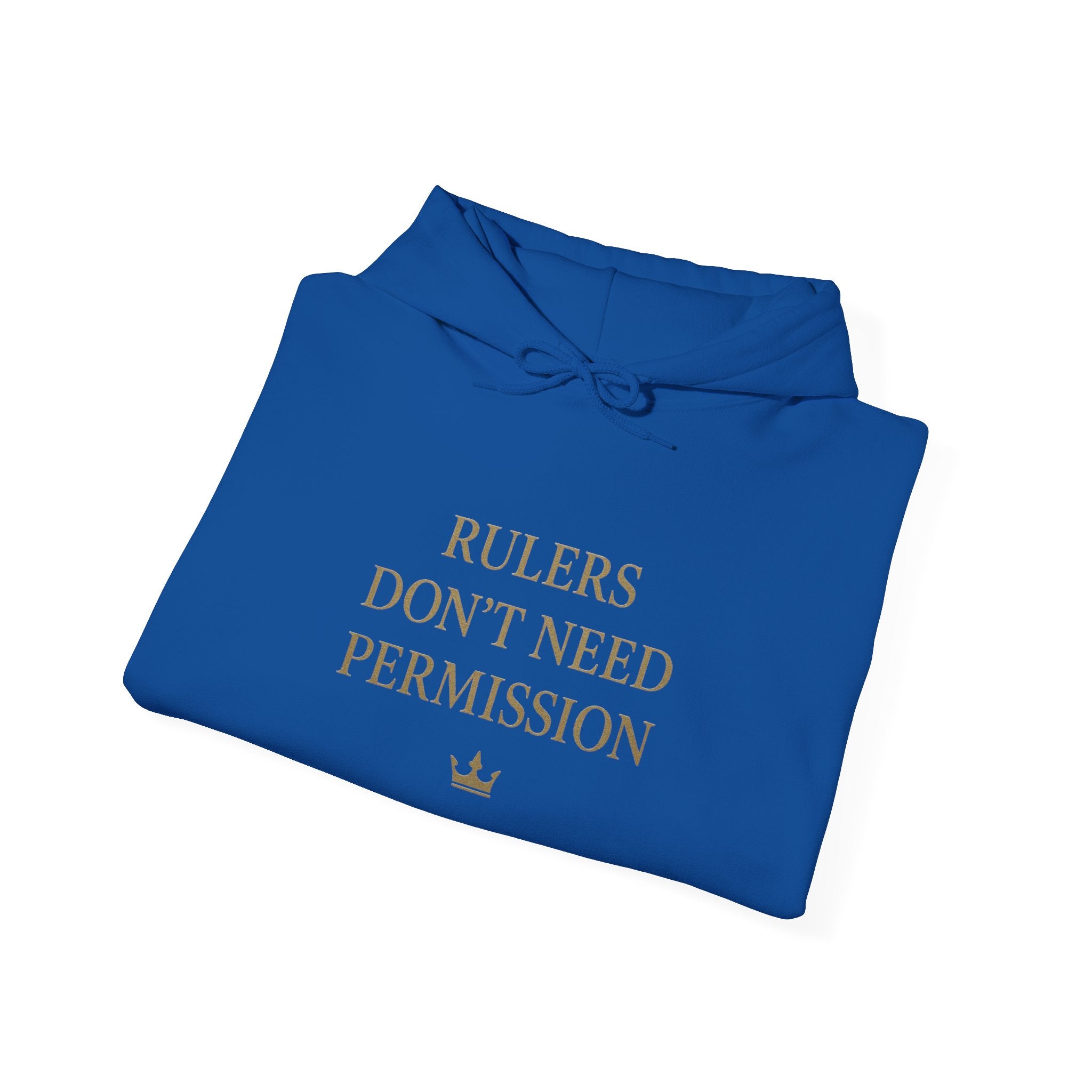 Chic Empowerment Hoodie - Rulers Don't Need Permission, Cozy Sweatshirt, Gift for Her, Motivational Apparel, Casual Wear