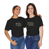 Empowering Statement Tee, Unisex Jersey Short Sleeve Tee, Motivational Shirt, Gift for Activists, Trendy Casual Wear, Conscious Fashion