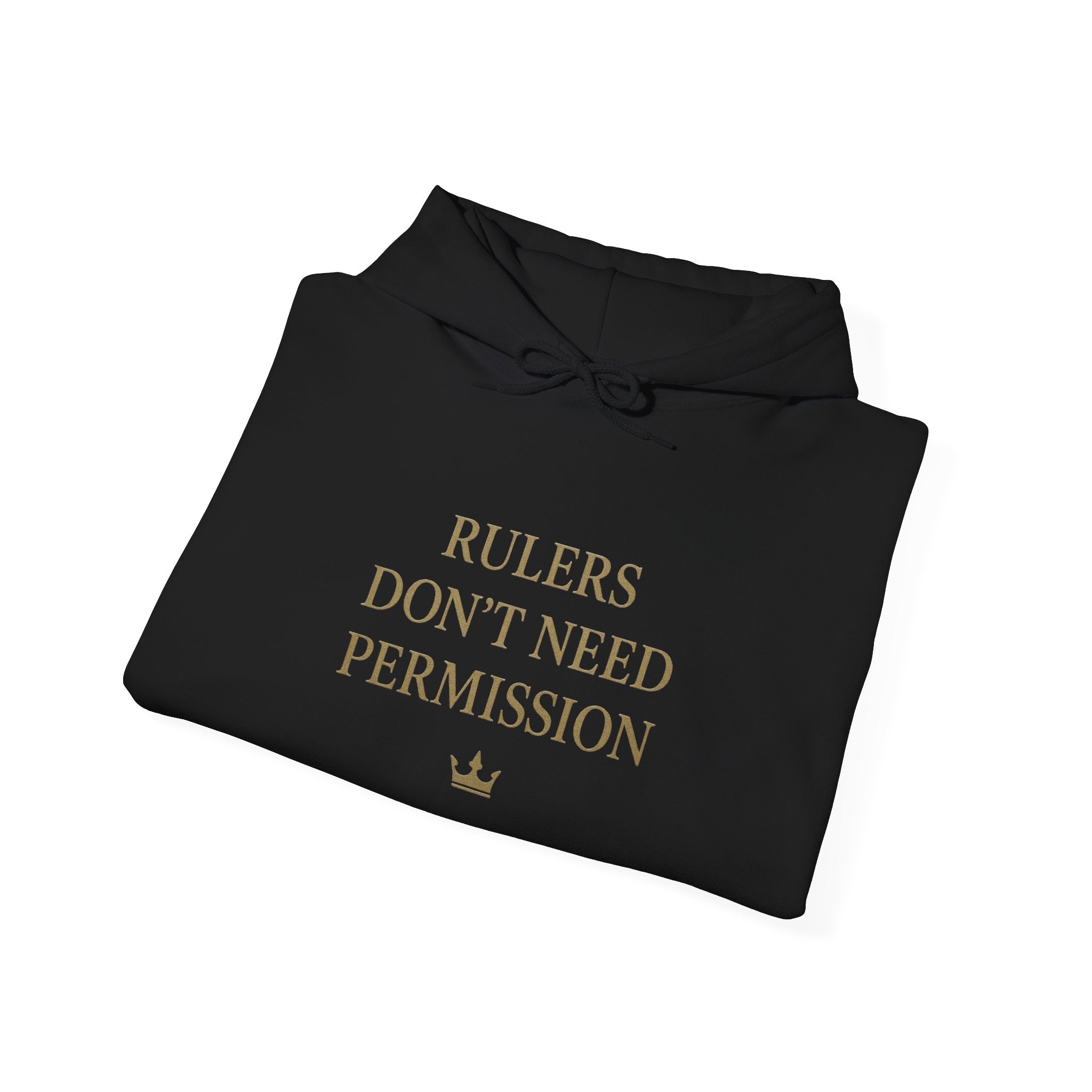 Chic Empowerment Hoodie - Rulers Don't Need Permission, Cozy Sweatshirt, Gift for Her, Motivational Apparel, Casual Wear