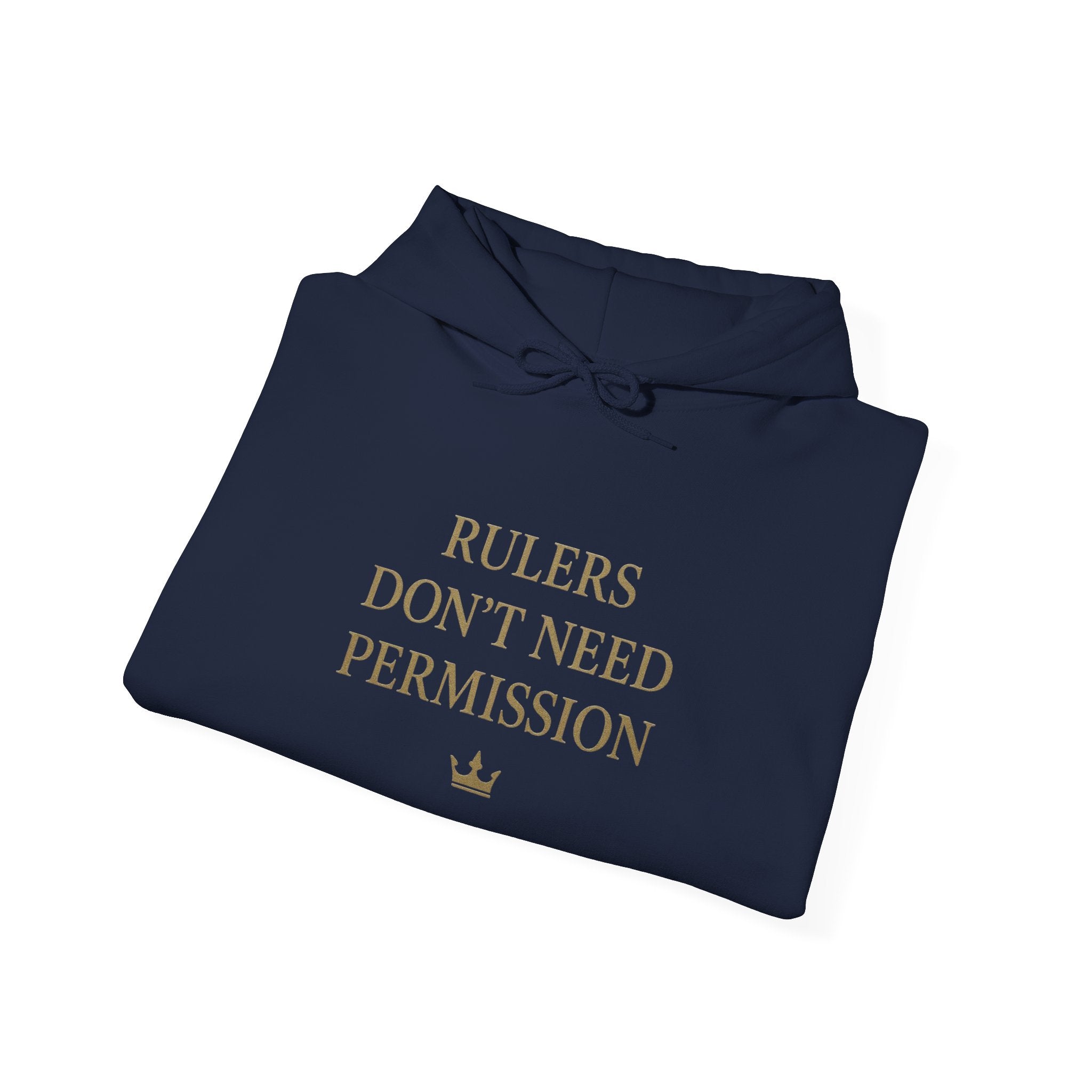 Chic Empowerment Hoodie - Rulers Don't Need Permission, Cozy Sweatshirt, Gift for Her, Motivational Apparel, Casual Wear