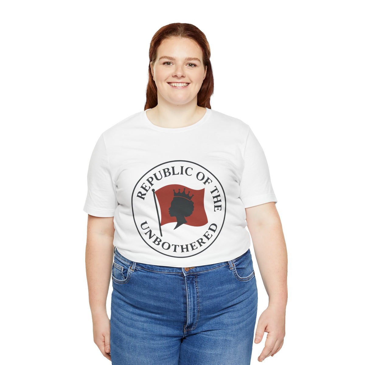 Republic of the Unbothered Tee | Unisex Jersey Short Sleeve Tee, Casual T-Shirt, Affirmation Shirt, Gift for Friends, Motivational Apparel