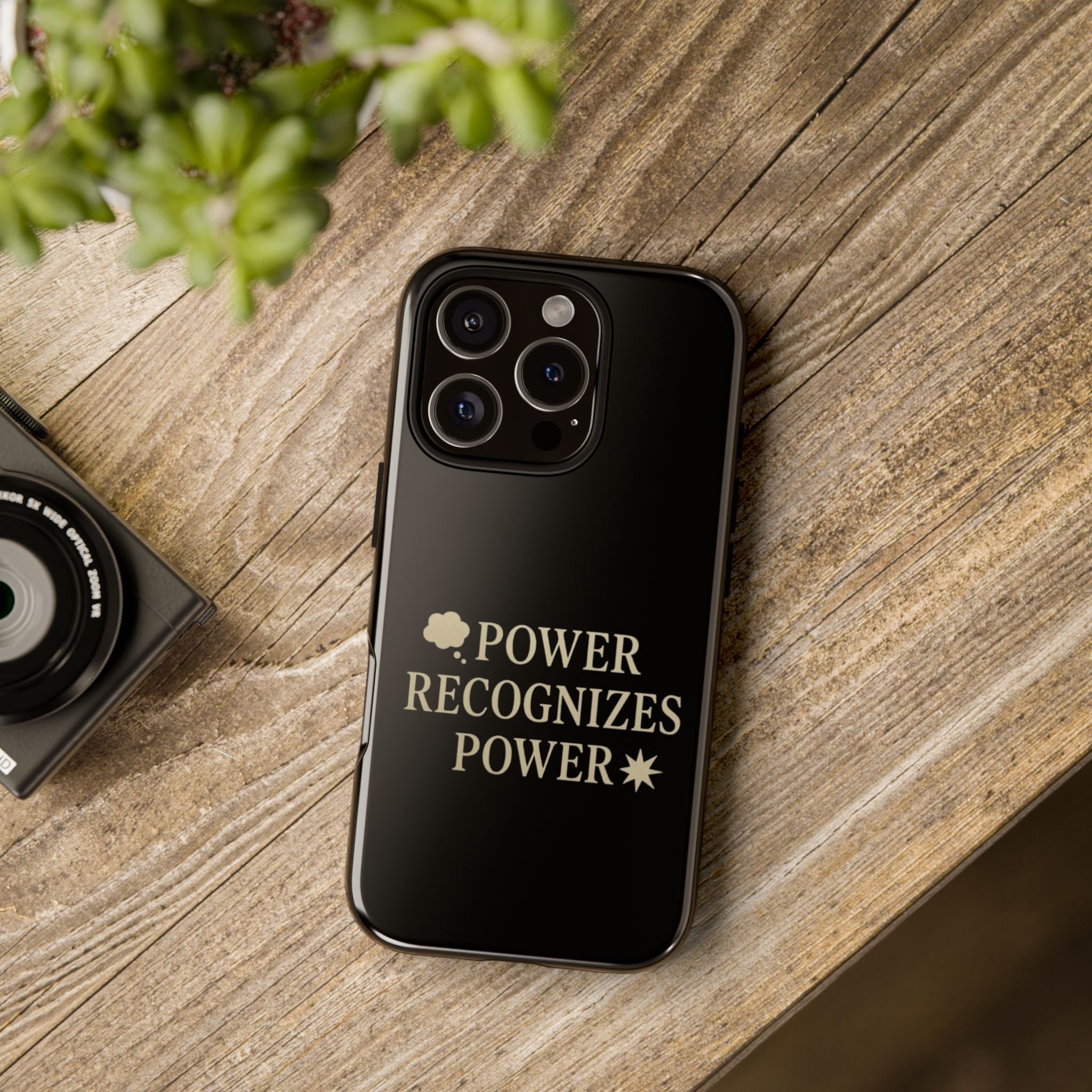 Power Recognizes Power Phone Case