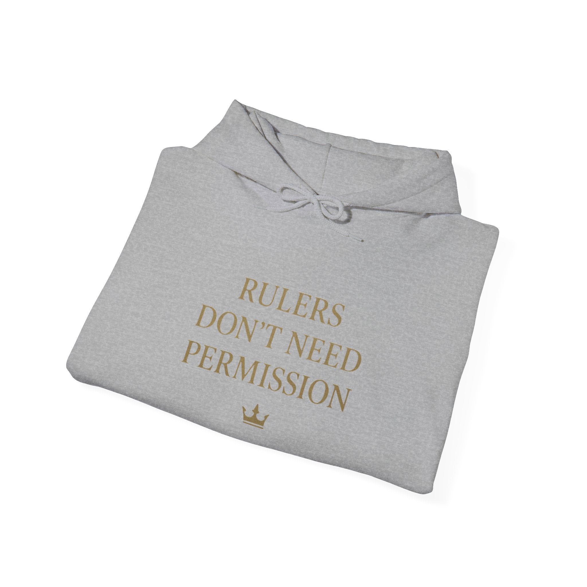 Chic Empowerment Hoodie - Rulers Don't Need Permission, Cozy Sweatshirt, Gift for Her, Motivational Apparel, Casual Wear