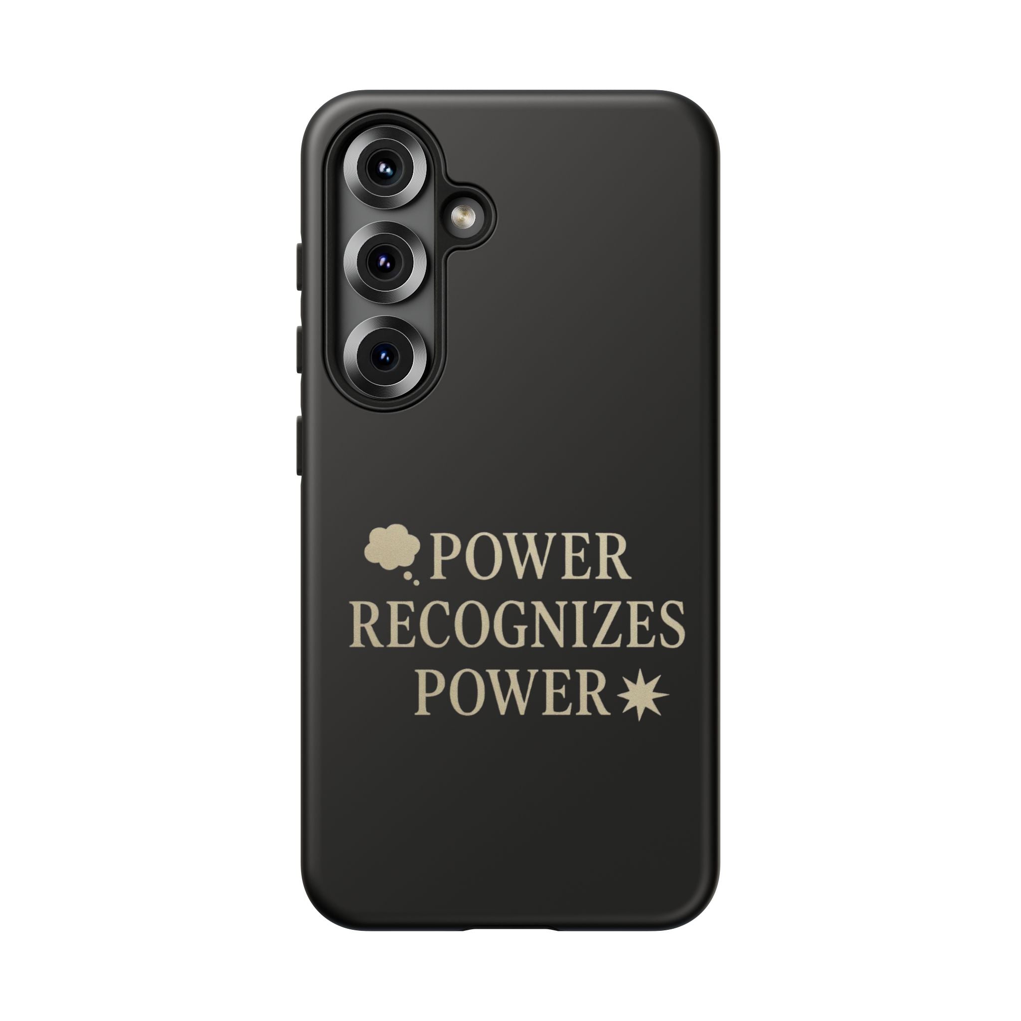 Power Recognizes Power Phone Case