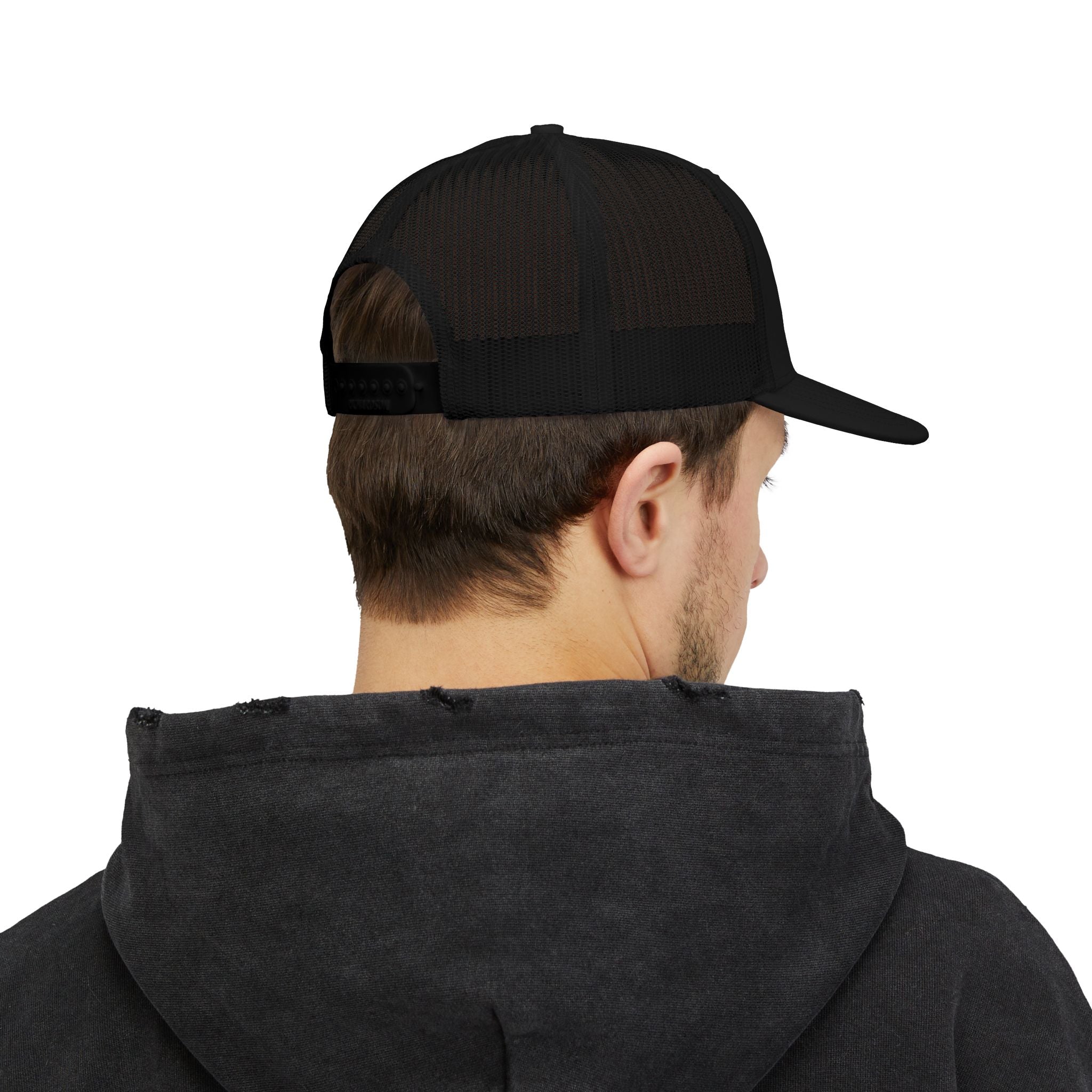 Embroidered Trucker Cap — “Kings Don’t Chase. They Calculate.”
