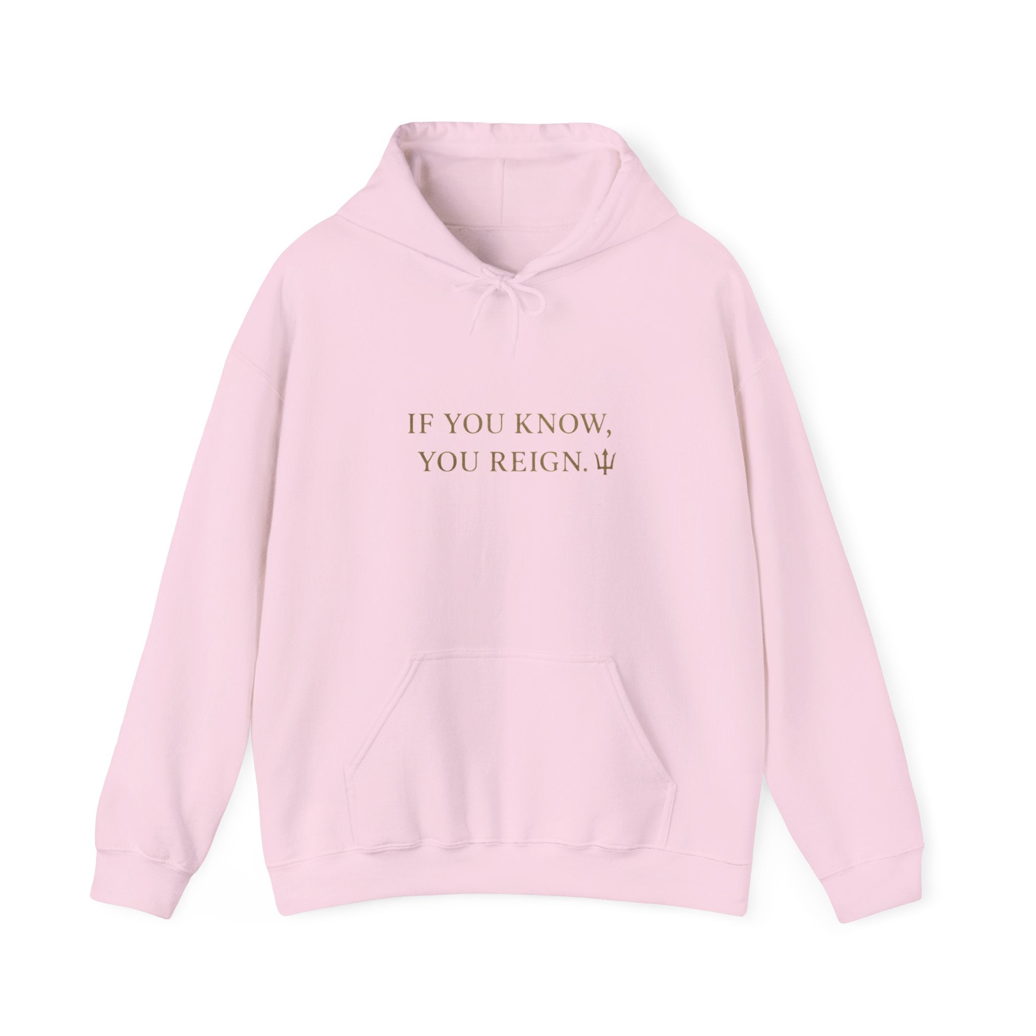 If You Know, You Reign Sweatshirt | Cozy Unisex Hoodie for Empowerment, Casual Wear, Gift for Friends, Inspirational Apparel