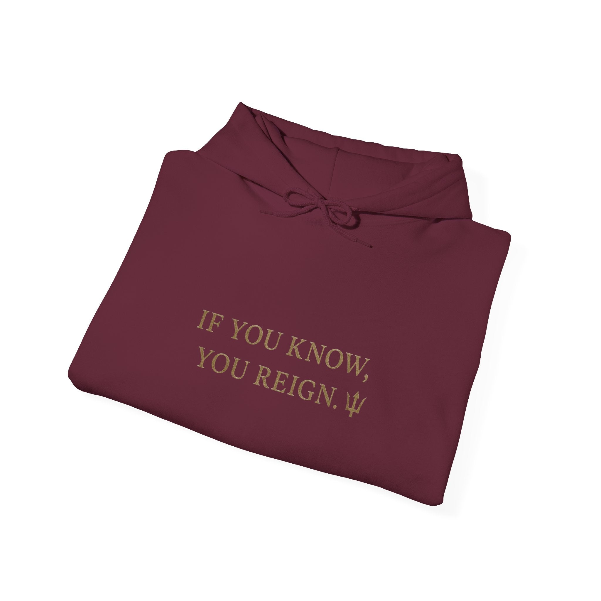 If You Know, You Reign Sweatshirt | Cozy Unisex Hoodie for Empowerment, Casual Wear, Gift for Friends, Inspirational Apparel