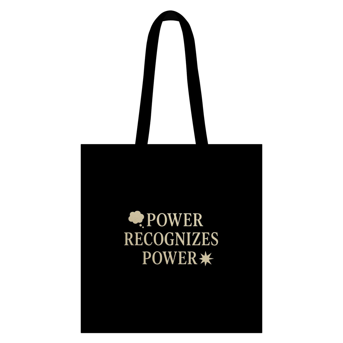 Power Recognizes Power Canvas Grocery Tote