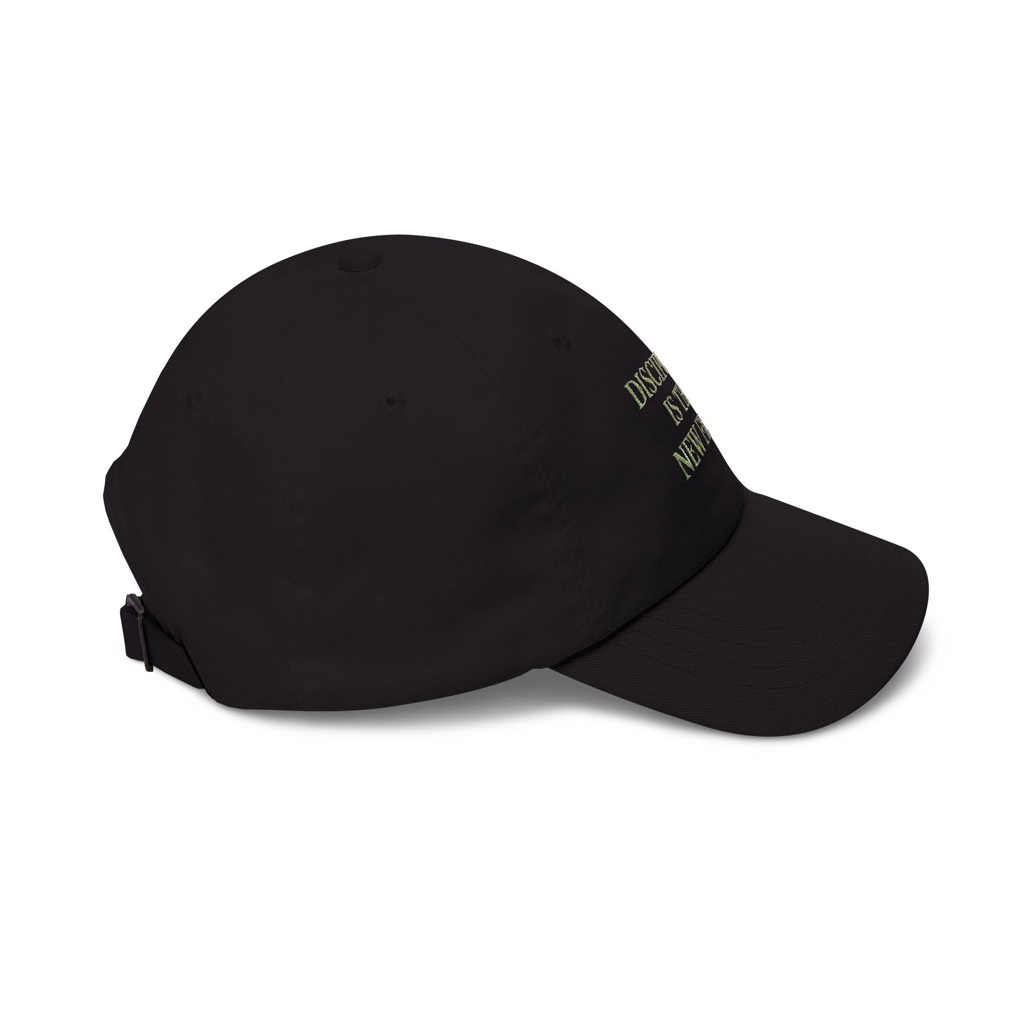 Dad Cap — "Discipline Is The New Flex" Embroidered Cotton Hat