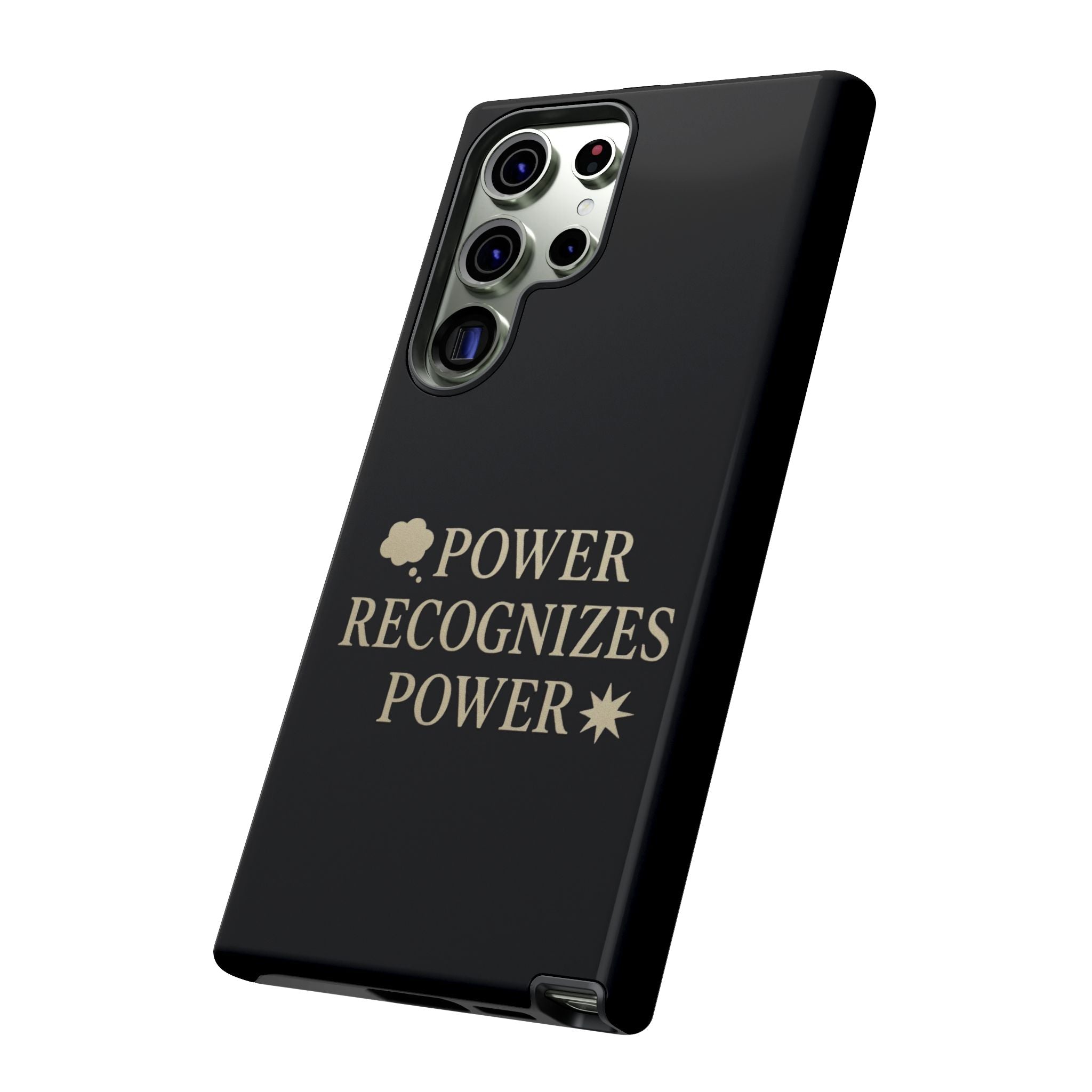 Power Recognizes Power Phone Case