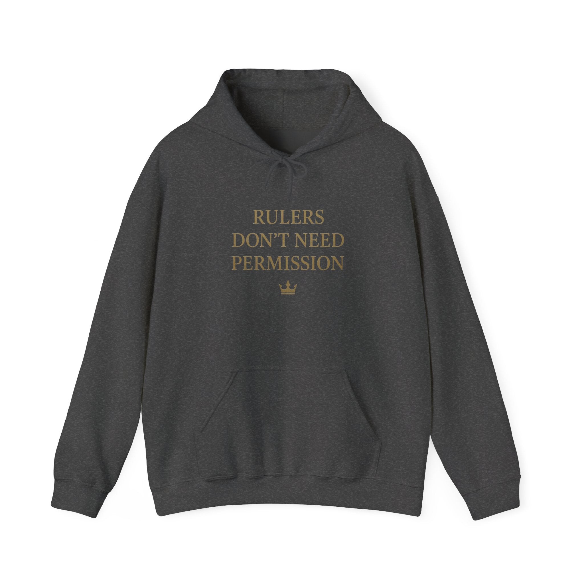 Chic Empowerment Hoodie - Rulers Don't Need Permission, Cozy Sweatshirt, Gift for Her, Motivational Apparel, Casual Wear