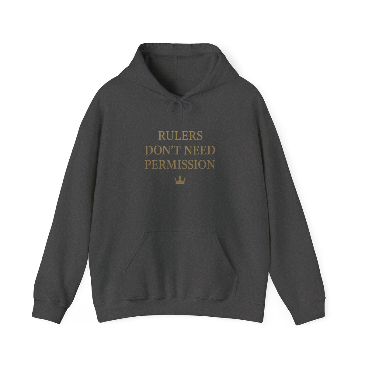 Chic Empowerment Hoodie - Rulers Don't Need Permission, Cozy Sweatshirt, Gift for Her, Motivational Apparel, Casual Wear