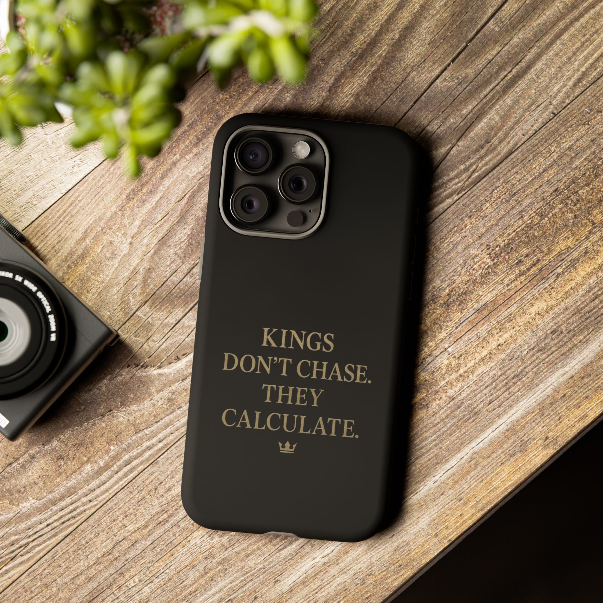 Kings Don't Chase. They Calculate. Phone Case