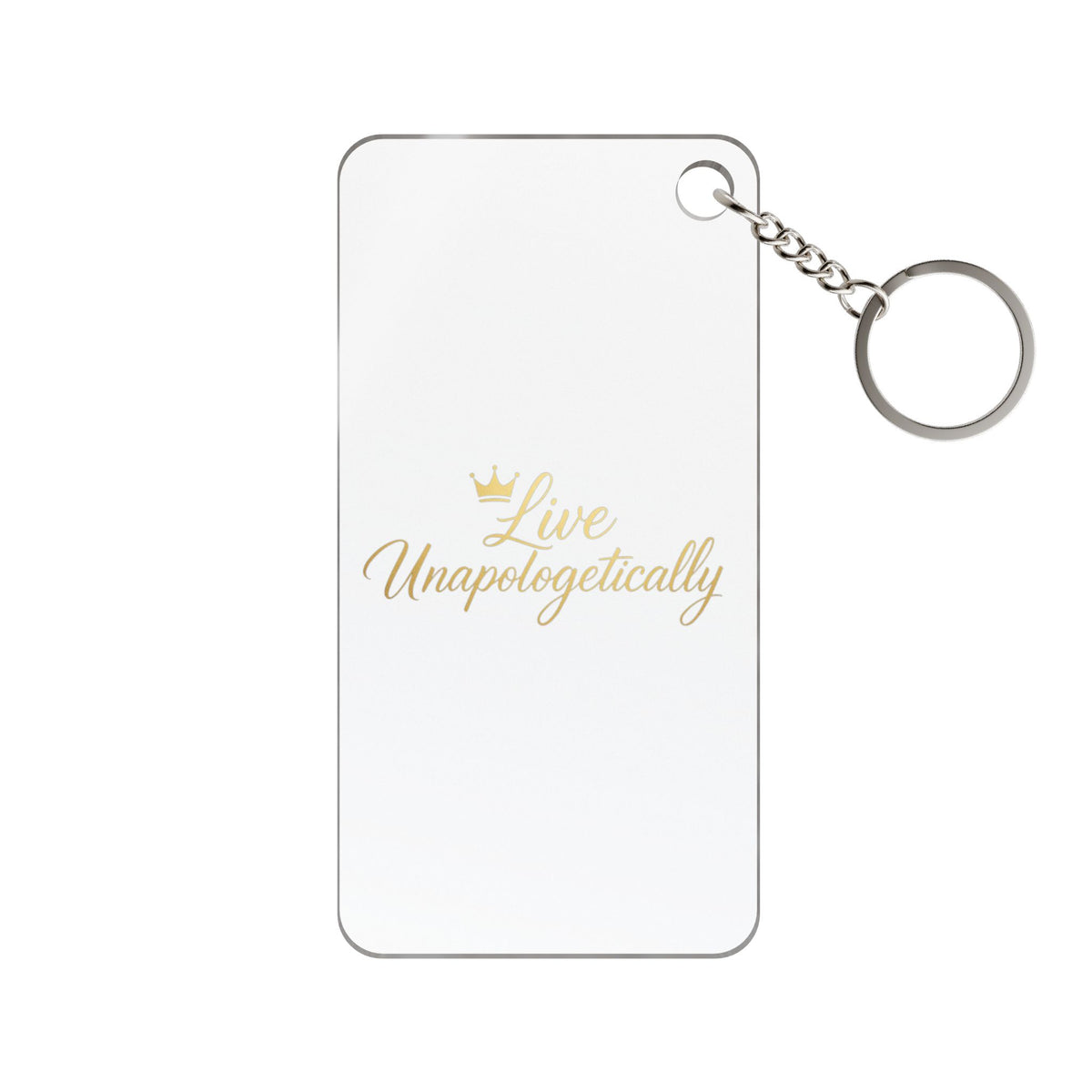 Live Unapologetically Keychain Charm