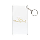 Live Unapologetically Keychain Charm