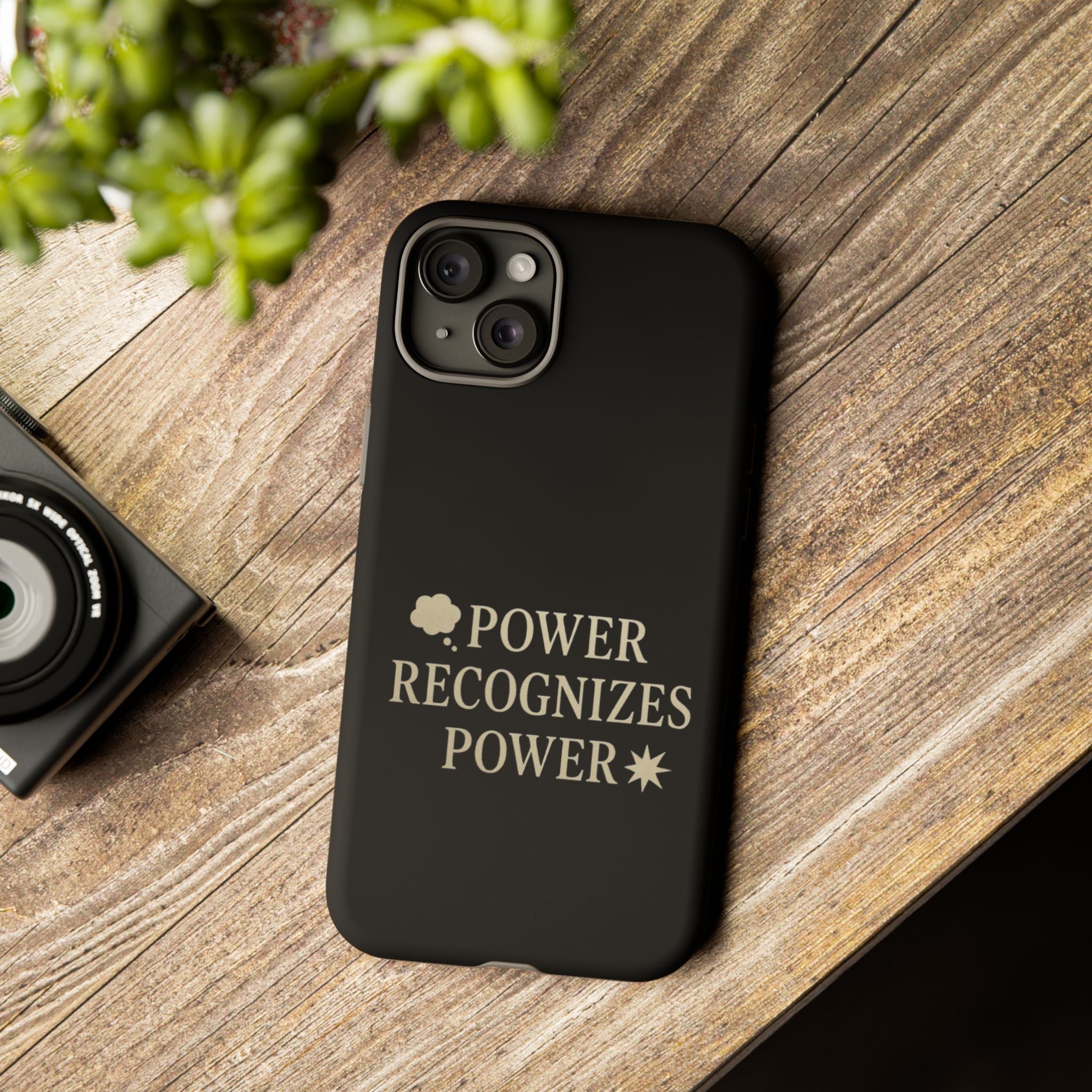 Power Recognizes Power Phone Case