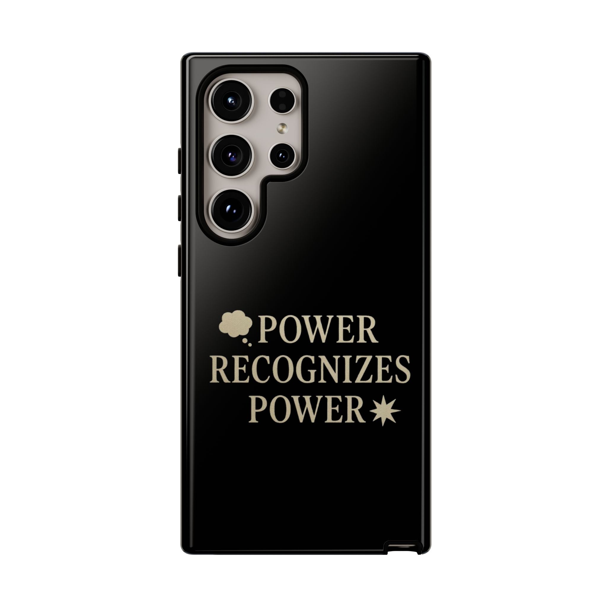 Power Recognizes Power Phone Case