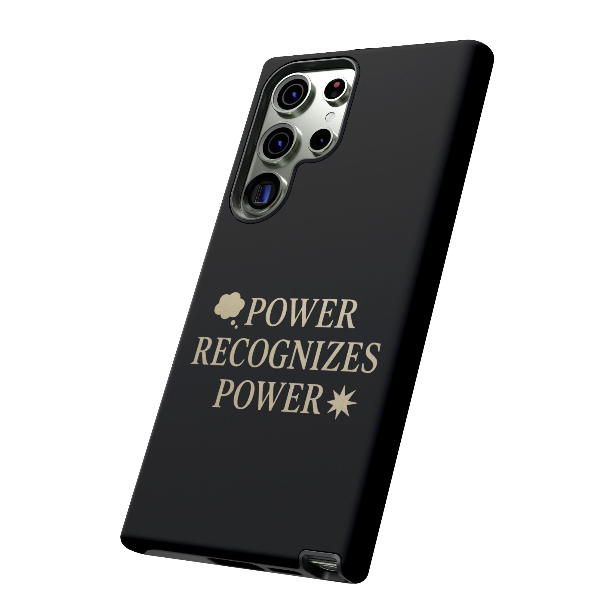 Power Recognizes Power Phone Case