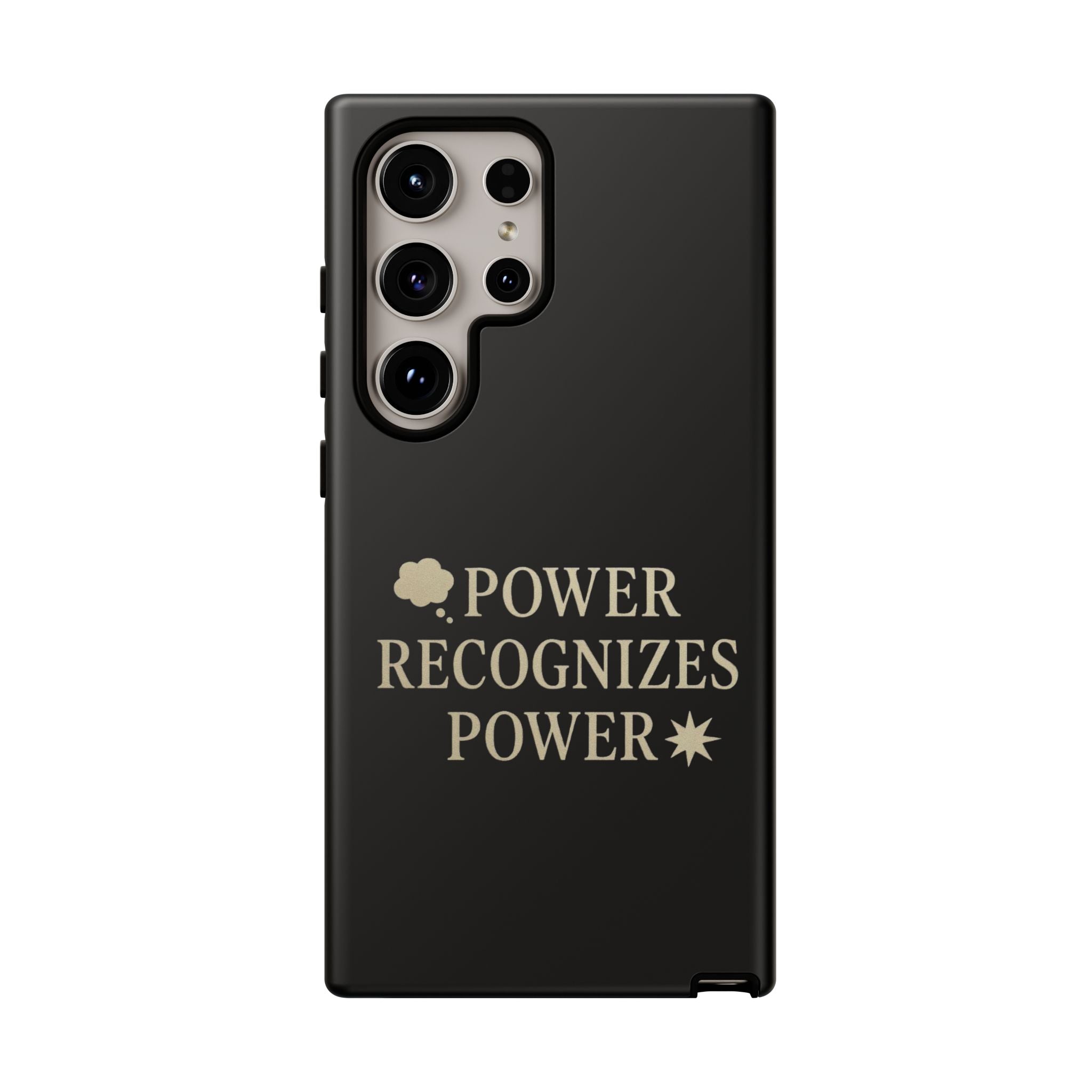 Power Recognizes Power Phone Case