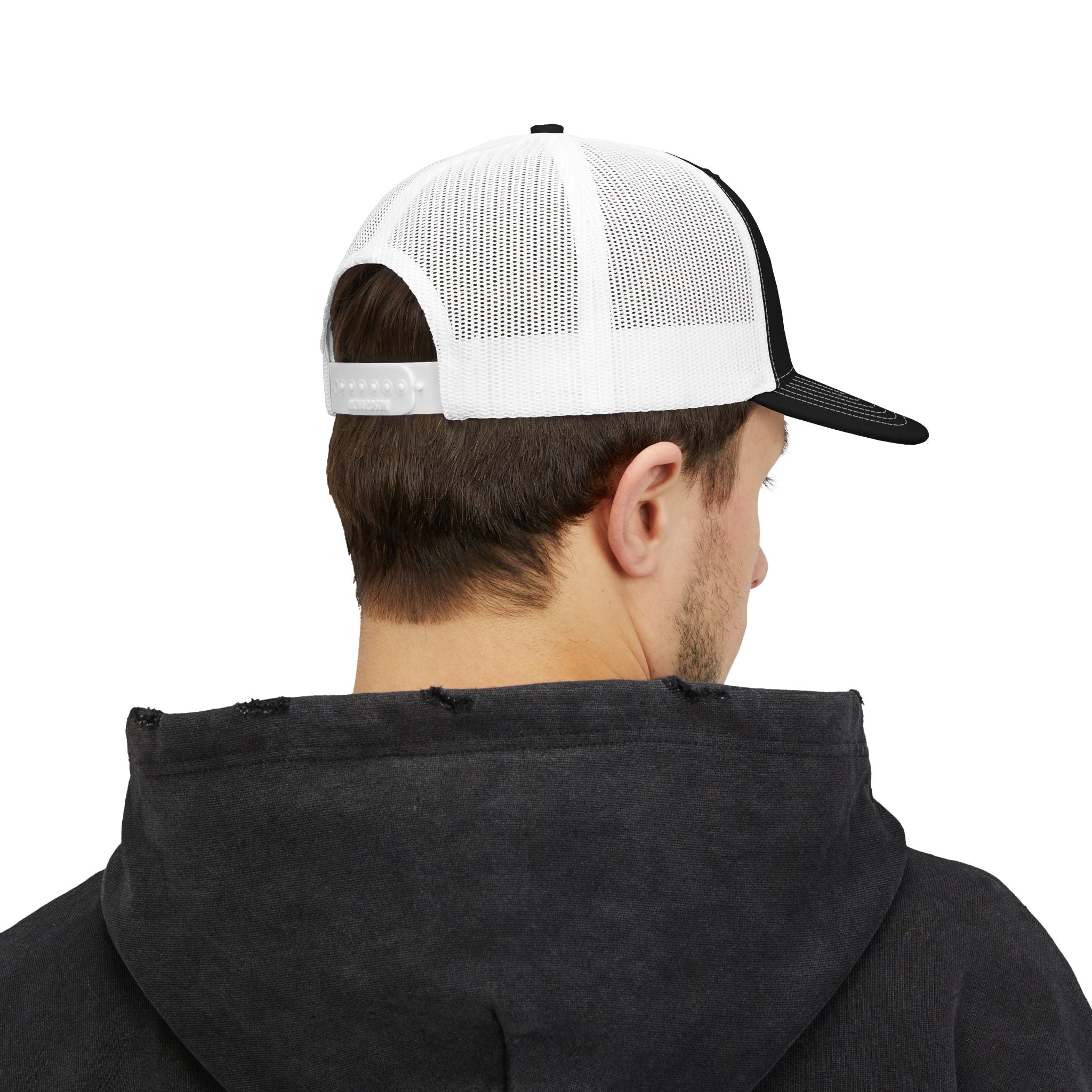 Embroidered Trucker Cap — “Kings Don’t Chase. They Calculate.”
