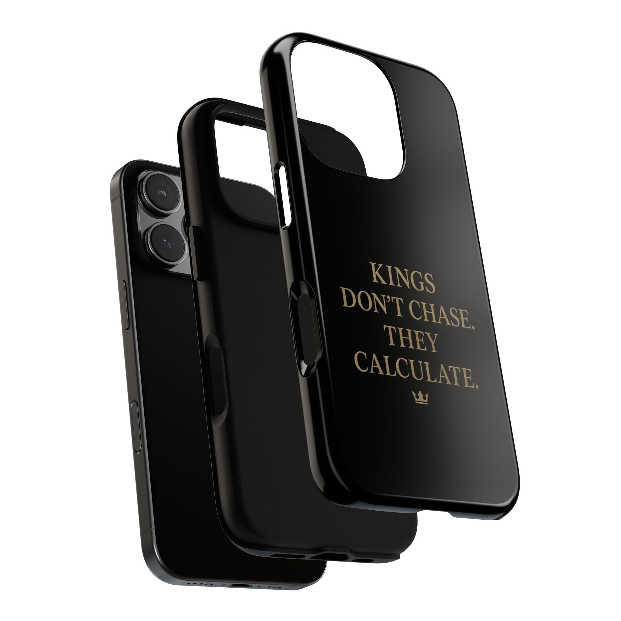 Kings Don't Chase. They Calculate. Phone Case