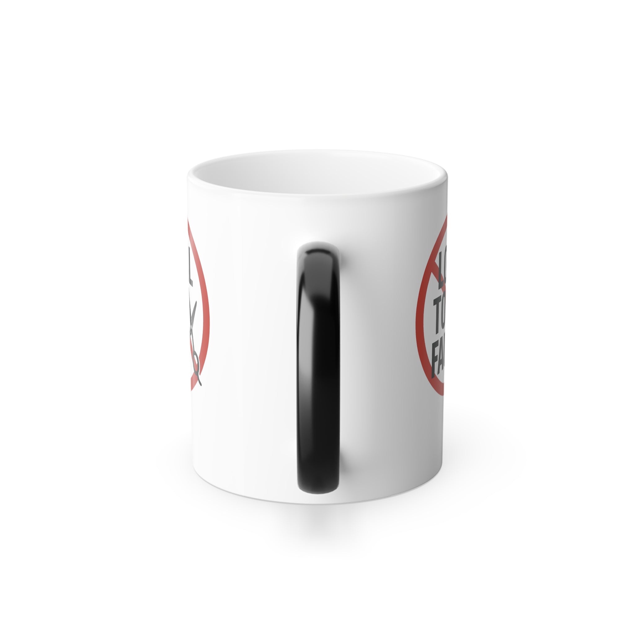 Color-Changing Mug — "Loyal to a Fault" Scissors Design, 11oz