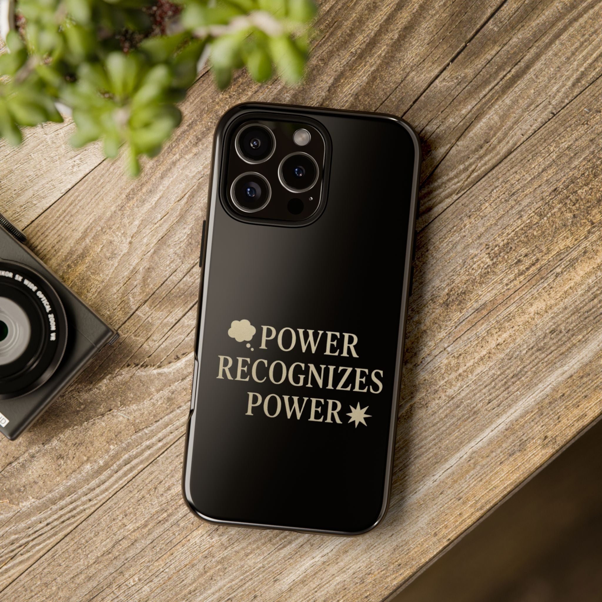 Power Recognizes Power Phone Case