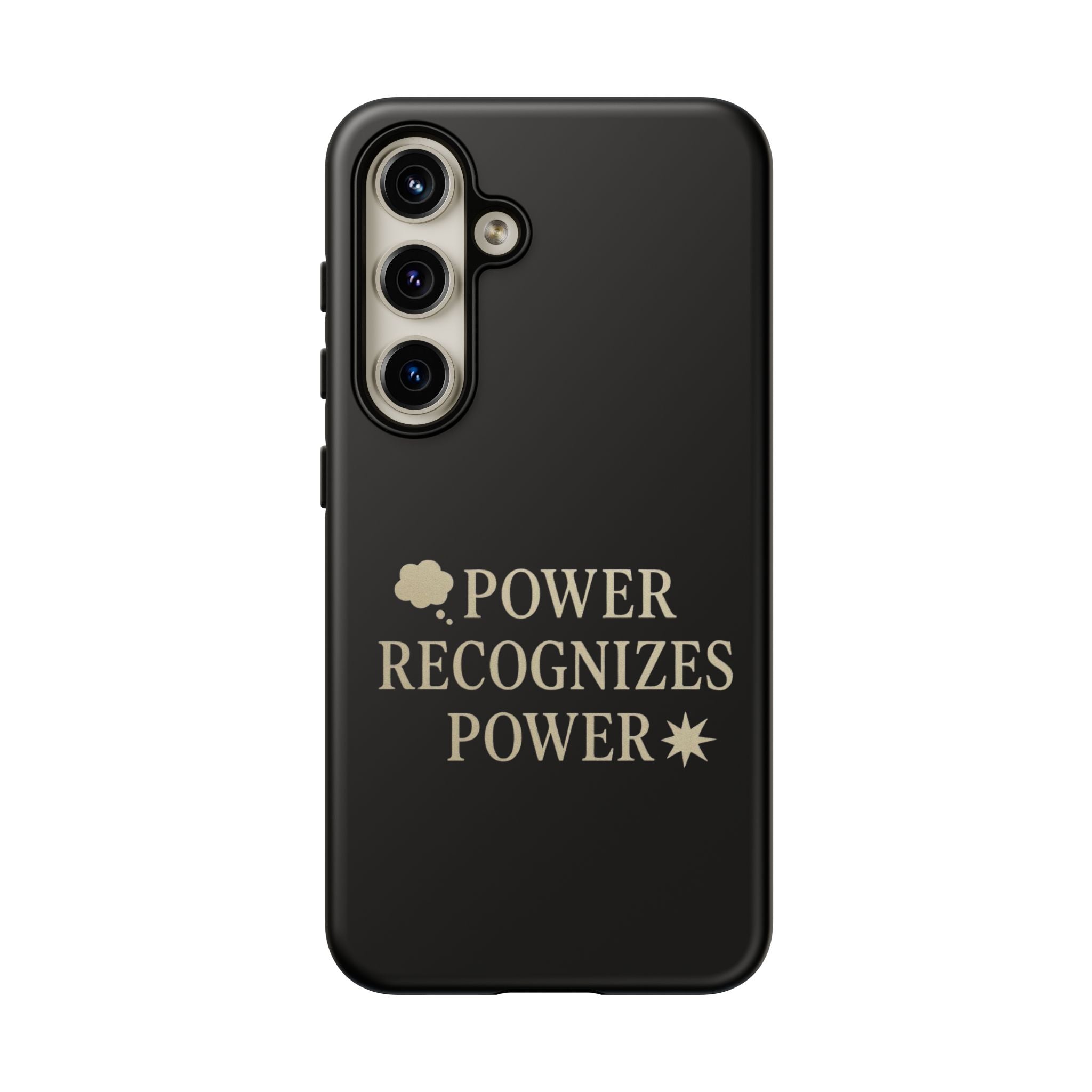 Power Recognizes Power Phone Case