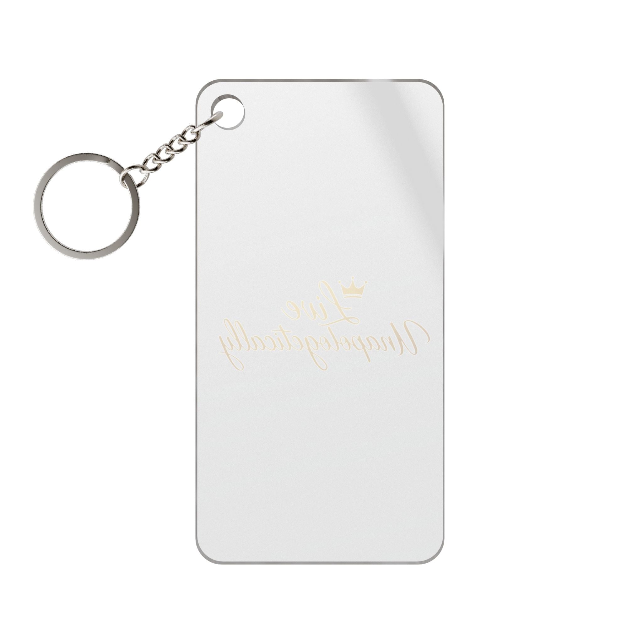 Live Unapologetically Keychain Charm
