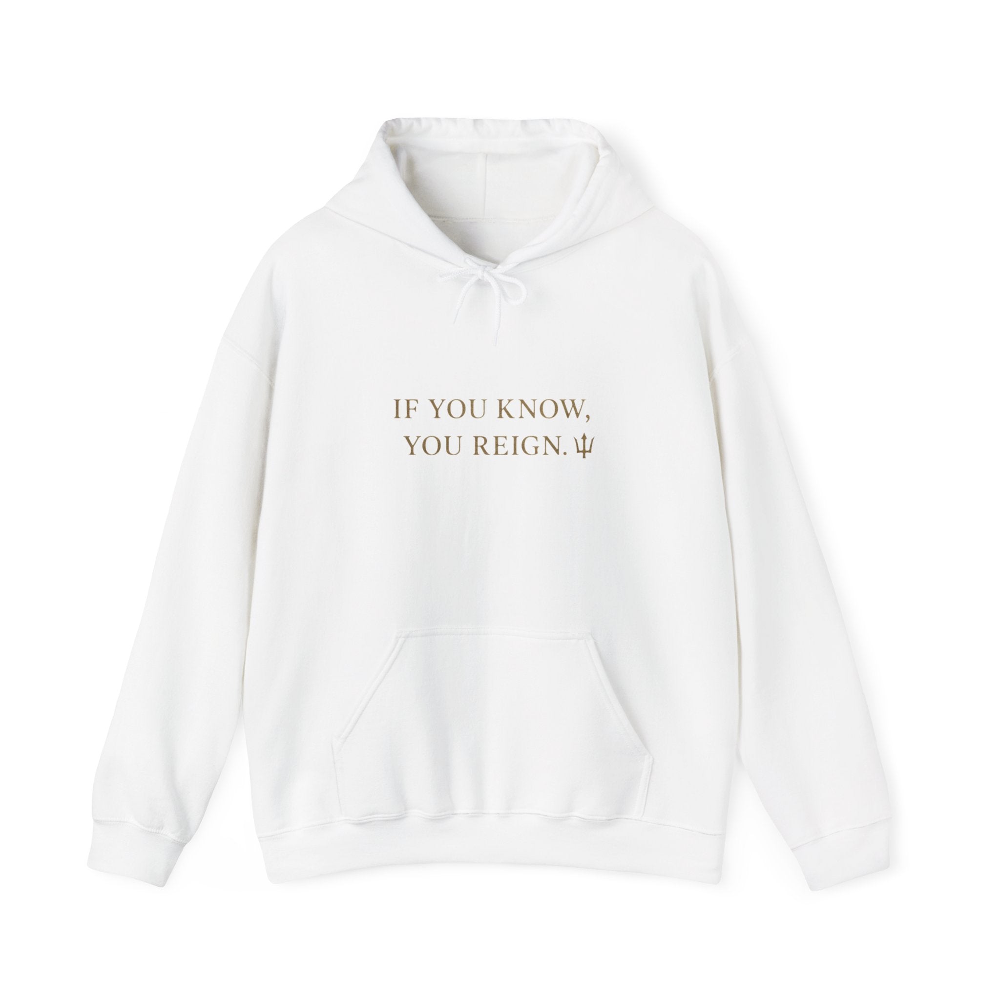 If You Know, You Reign Sweatshirt | Cozy Unisex Hoodie for Empowerment, Casual Wear, Gift for Friends, Inspirational Apparel